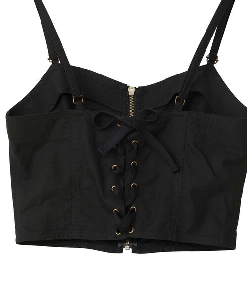 HYSTERIC GLAMOUR(ヒステリックグラマー)の「ミリタリービスチェ(シャツ/ブラウス・レディース・ブラック/カーキ/カーキ系・MEDIUM/SMALL)」の10枚目の写真