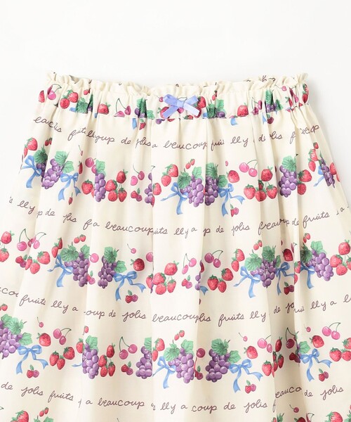 Juicy fruits ジュシーフルーツ柄スカート Juicy fruits ジュシーフルーツ柄スカート （FRUIT OF THE LOOM