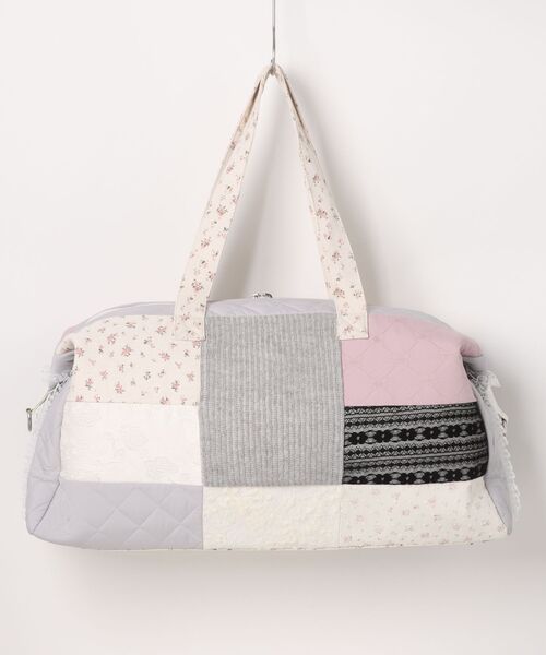 Me roir（ミーロワール）の「パッチワークボストンBAG（ボストンバッグ