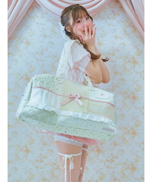 me roir ボストンバッグ Me roir（ミーロワール）の「パッチワークボストンBAG（ボストンバッグ