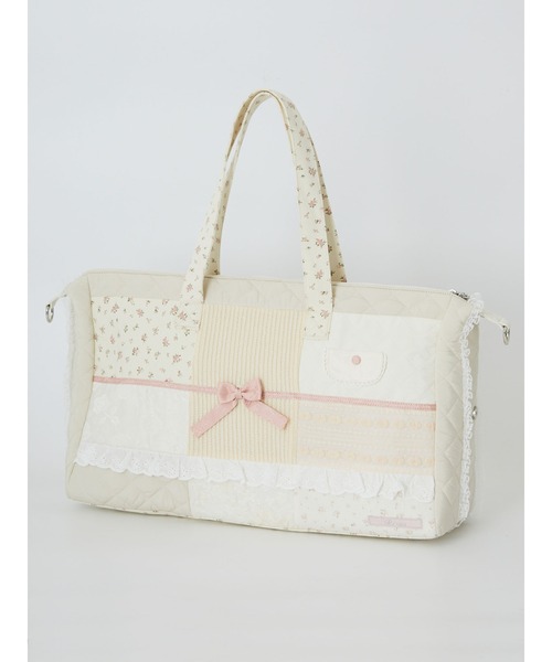Me roir（ミーロワール）の「パッチワークボストンBAG（ボストンバッグ