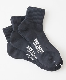 BEN DAVIS（ベンデイビス）の「【BEN DAVIS/ベンデイビス】ロゴプリント 3P ソックス（ソックス/靴下）」