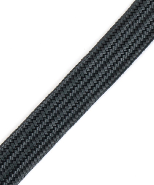 MONSIEUR NICOLE（ムッシュニコル）の「レザーメッシュ ベルト（ベルト・メンズ・グレー/ブラック/ブラウン/ネイビー・FREE）」の9枚目の写真