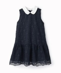 Kate Spade ノースリーブシャツワンピース　レース ケイトスペード 美品 レース シャツワンピース ロング