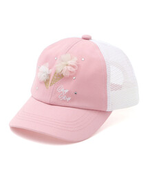 SLAP SLIP | チュールアイスクリームキラキラホットフィックスメッシュキャップ(52~54cm)(キャップ)