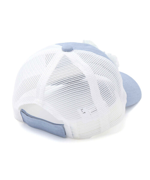 SLAP SLIP(スラップスリップ)の「チュールアイスクリームキラキラホットフィックスメッシュキャップ(52~54cm)(キャップ・キッズ・ブルー/ピンク・S/M)」の9枚目の写真