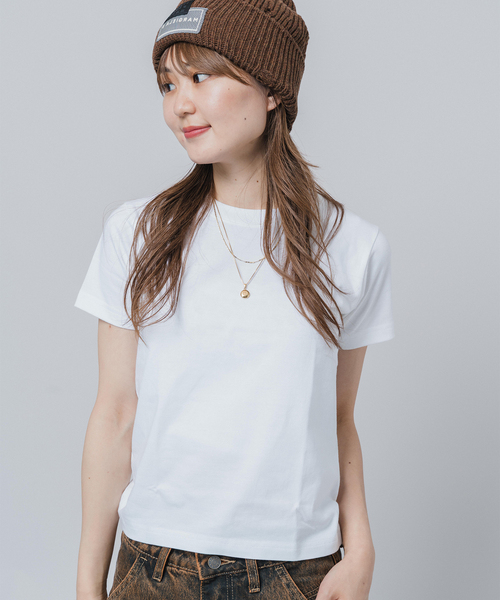 JOINT WORKS(ジョイントワークス)の「【HANES / ヘインズ】BEEFY T-SHIRTS 1P(Tシャツ/カットソー・レディース・ブラック/ホワイト・FREE)」の5枚目の写真
