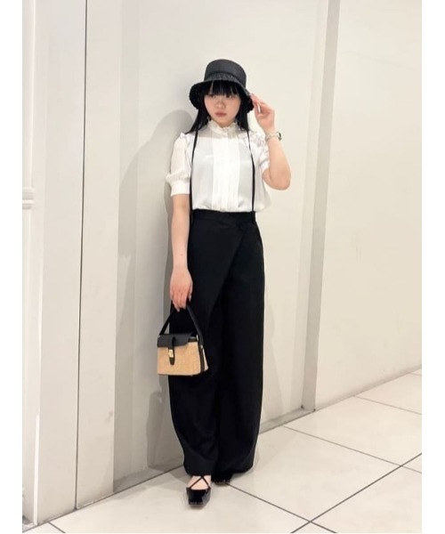 LOULOU WILLOUGHBY(ルルウィルビー)の「【LOULOU WILLOUGHBY】アムンゼンプチフリルブラウス(シャツ/ブラウス・レディース・ブラック/ホワイト・2)」の20枚目の写真