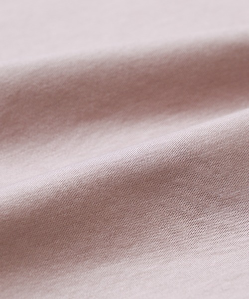 TIGORA(ティゴラ)の「ティゴラ TIGORA UVカットコットンシアーレイヤードTシャツ(Tシャツ/カットソー・レディース・ライトベージュ/ブラック/ベージュ/グレー/スモークピンク・S/M/L/XL)」の18枚目の写真