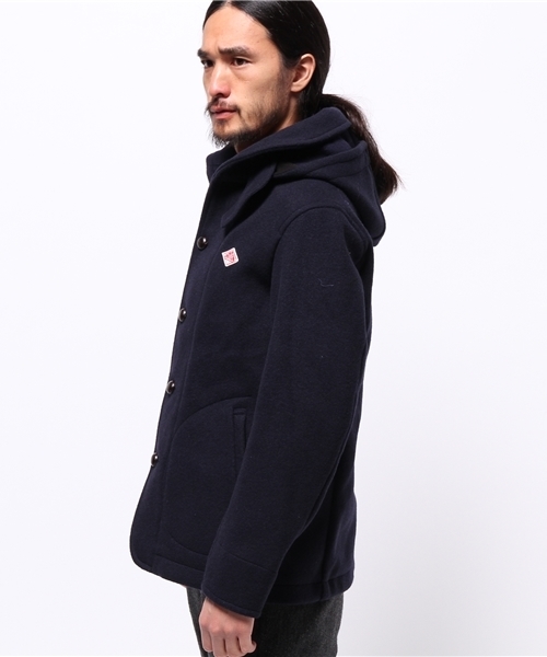 DANTON（ダントン）の「【DANTON×CIAOPANICTYPY】ウールモッサフードコート（ピーコート・メンズ・ネイビー・SMALL/MEDIUM/LARGE）」の2枚目の写真