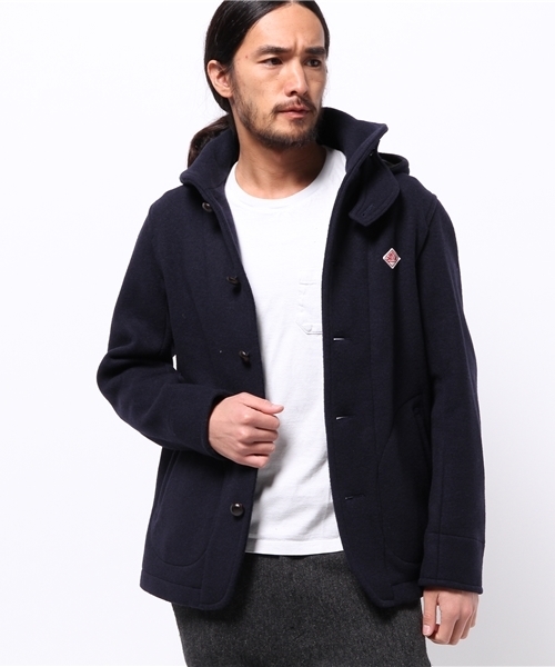 DANTON（ダントン）の「【DANTON×CIAOPANICTYPY】ウールモッサフードコート（ピーコート・メンズ・ネイビー・SMALL/MEDIUM/LARGE）」の4枚目の写真