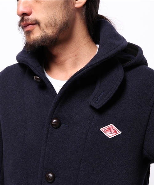 DANTON（ダントン）の「【DANTON×CIAOPANICTYPY】ウールモッサフードコート（ピーコート・メンズ・ネイビー・SMALL/MEDIUM/LARGE）」の5枚目の写真