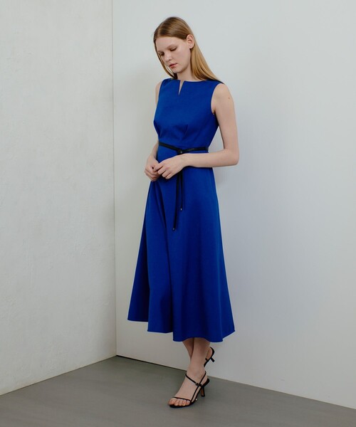 allureville（アルアバイル）の「リネンライクオックスノースリワンピース（ワンピース・レディース・グリーン/ブルー/ベージュ/ネイビー・1/2）」の22枚目の写真