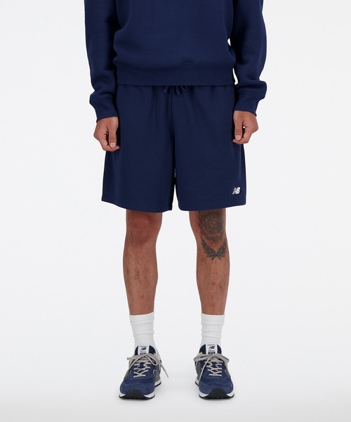 NEW BALANCE(ニューバランス)の「Sport Essentials スウェットショーツ 7インチ(スウェットパンツ・メンズ・ネイビー・MEDIUM/SMALL/XX-LARGE/X-LARGE/LARGE)」の1枚目の写真