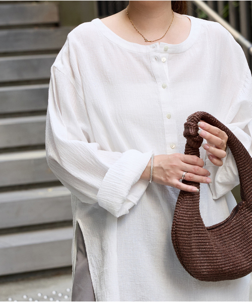 JOURNAL STANDARD ソフトガーゼ2WAYビッグプルオーバー ソフトガーゼ2WAYビッグプルオーバー（シャツ／ブラウス