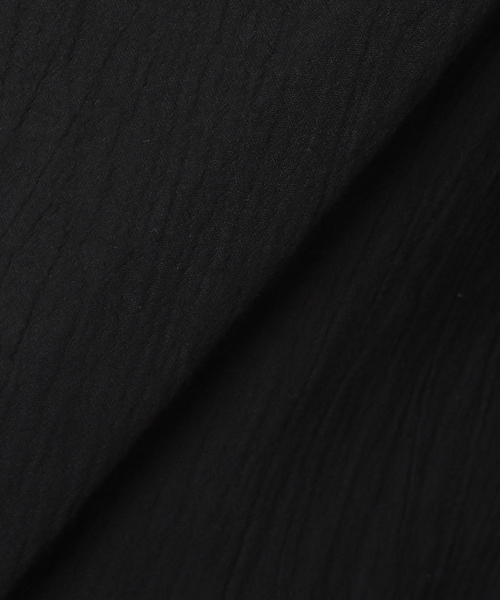 JOURNAL STANDARD(ジャーナルスタンダード)の「《追加2》ソフトガーゼ2WAYビッグプルオーバー(シャツ/ブラウス・レディース・ブラック/ホワイト・FREE)」の6枚目の写真