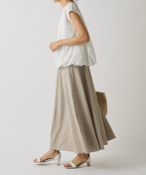 BEARDSLEY（ビアズリー）の「小花刺繍バルーンブラウス（シャツ/ブラウス・レディース・ブラック/ホワイト・FREE）」の20枚目の写真