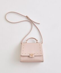 OLIVE des OLIVE | エメリスタッズ付きケリーバッグ(ショルダーバッグ)