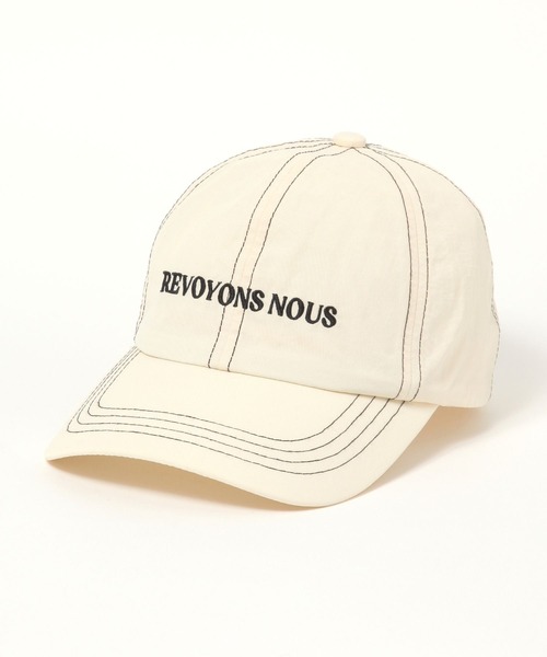 LAKOLE(ラコレ)の「ナイロンロゴ刺繍キャップ / 292082(キャップ・レディース・ブルー/オフホワイト/ブラック・FREE)」の4枚目の写真