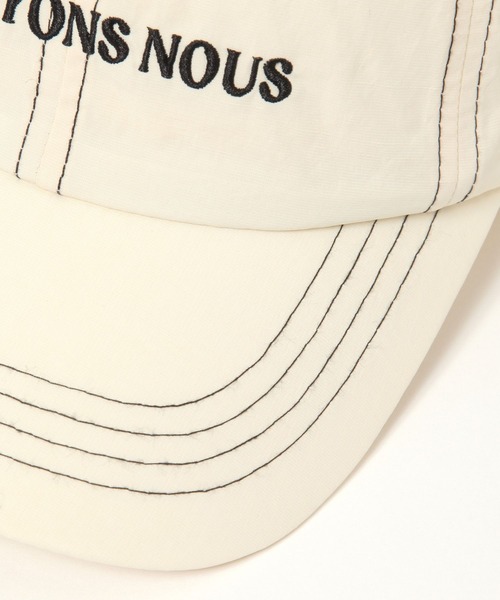 LAKOLE(ラコレ)の「ナイロンロゴ刺繍キャップ / 292082(キャップ・レディース・ブルー/オフホワイト/ブラック・FREE)」の15枚目の写真