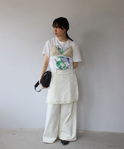 SANSeLF】 グラフィックアートプリントTee sanw25s082（Tシャツ