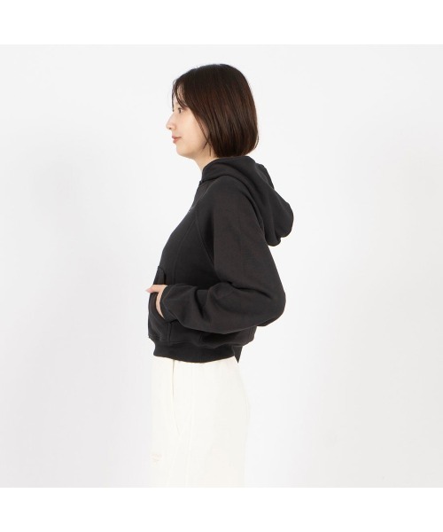 Reebok（リーボック）の「アイコン エレメンツ フーディー / ICON ELEMENTS FT HOODIE（パーカー・レディース・ブラック/アイボリー・XX-LARGE/SMALL/LARGE/X-LARGE/MEDIUM）」の5枚目の写真