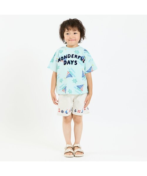 BIT'Z(ビッツ)の「マリン刺繍パンツ(その他パンツ・キッズ・マスタード/ブルー/アイボリー・80/90/95/100/110/120)」の13枚目の写真