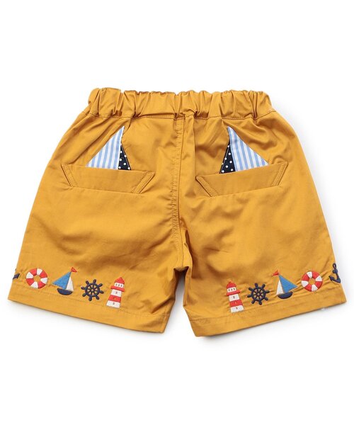 BIT'Z(ビッツ)の「マリン刺繍パンツ(その他パンツ・キッズ・マスタード/ブルー/アイボリー・80/90/95/100/110/120)」の11枚目の写真