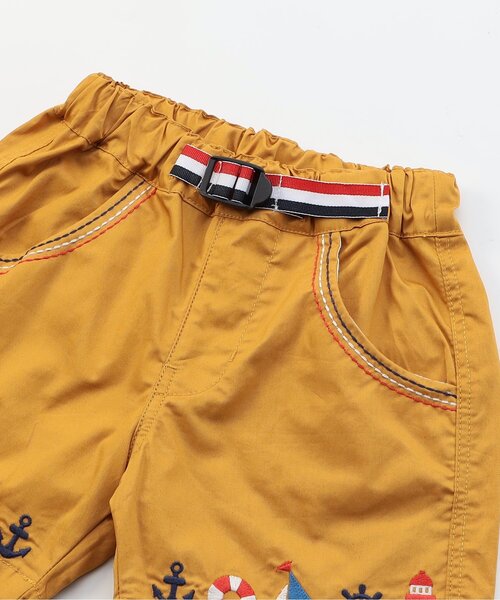BIT'Z(ビッツ)の「マリン刺繍パンツ(その他パンツ・キッズ・マスタード/ブルー/アイボリー・80/90/95/100/110/120)」の8枚目の写真