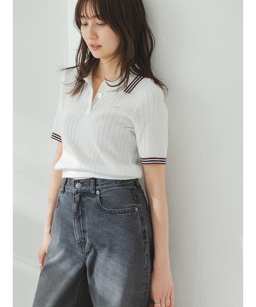 セール】LACOSTE/ポロニット（ニット/セーター）｜LACOSTE