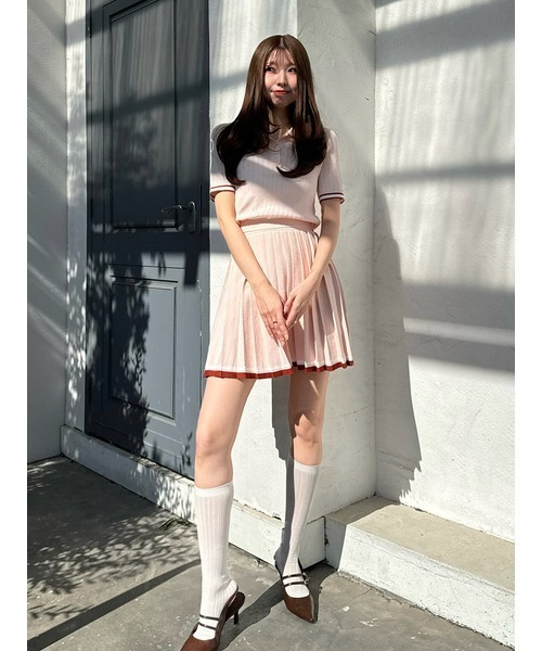 LACOSTE（ラコステ）の「LACOSTE/ポロニット（ニット/セーター・レディース・ホワイト/グリーン・FREE）」の15枚目の写真