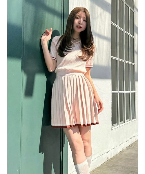 LACOSTE（ラコステ）の「LACOSTE/ポロニット（ニット/セーター・レディース・ホワイト/グリーン・FREE）」の17枚目の写真