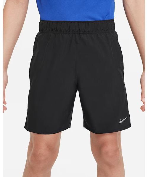 ナイキ　ランニングシャツ・ショーツセット　黒/黒　XL 新品 NIKE/ナイキ キッズ ショーツ ﾅｲｷ YTH DF ﾁｬﾚﾝｼﾞｬｰ ｼｮｰﾄ FD0238