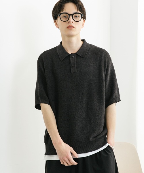 【未使用】 leinwande ニットポロシャツ ハイツイストコットンポロニット7分袖 | JANTZEN Official Brandsite