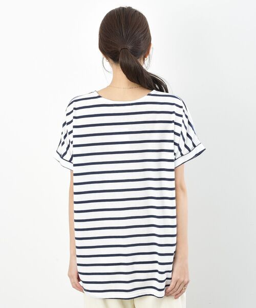 rps（アールピーエス）の「水彩ブロックプリントタックＴシャツ（Tシャツ/カットソー・レディース・その他/オフホワイト・フリー）」の18枚目の写真