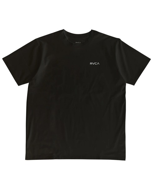 RVCA（ルーカ）の「RVCA メンズ RVCA ESCAPE SFST サーフTシャツ 【2025年夏モデル】/ルーカロゴUVケア半袖ラッシュガード（水着）（ラッシュガード・メンズ・ブラック/ホワイト・SMALL/MEDIUM/LARGE）」の3枚目の写真
