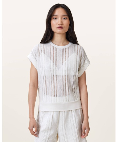 タンクトップ ノースリーブ GIANA CROCHET CREW NECK TANK TOP | GIANA クロシェ クルー ネック タンク トップ GIANA CROCHET CREW NECK TANK TOP | GIANA クロシェ クルー