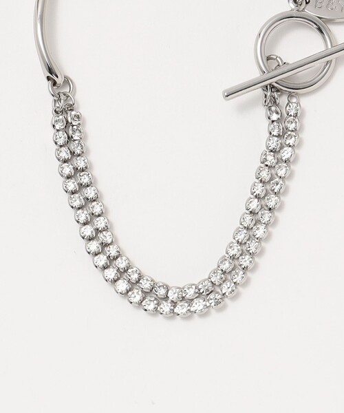 BEAUTY&YOUTH UNITED ARROWS(ビューティーアンドユースユナイテッドアローズ)の「ビジュー×メタルカーブ ブレスレット(ブレスレット・レディース・シルバー/ゴールド・FREE)」の9枚目の写真