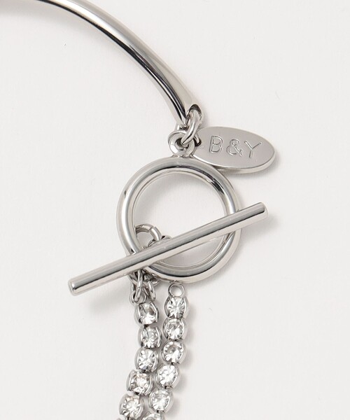 BEAUTY&YOUTH UNITED ARROWS(ビューティーアンドユースユナイテッドアローズ)の「ビジュー×メタルカーブ ブレスレット(ブレスレット・レディース・シルバー/ゴールド・FREE)」の7枚目の写真