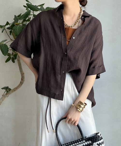 【新品未使用】TODAYFUL　リネンシャツ ハーフスリーブリネンシャツ TODAYFUL（シャツ/ブラウス(半袖/袖なし)）のフリマアイテム一覧