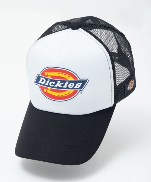 Dickies(ディッキーズ)の「Dickies ロゴ裏メッシュ CAP(キャップ・メンズ・ホワイト/ブラック・FREE)」の2枚目の写真