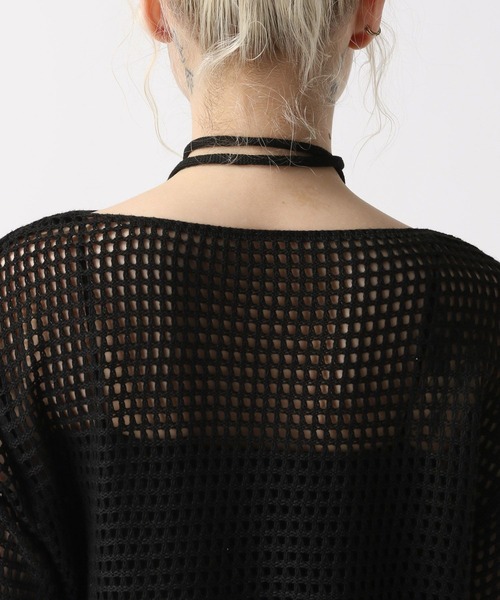 FOREVER 21（フォーエバー トゥエンティーワン）の「【2025SS】メッシュルーズニットプルオーバー（ニット/セーター・レディース・ブラック/ナチュラル/ブラウン・FREE）」の21枚目の写真