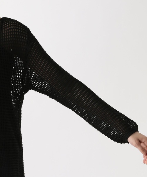 FOREVER 21（フォーエバー トゥエンティーワン）の「【2025SS】メッシュルーズニットプルオーバー（ニット/セーター・レディース・ブラック/ナチュラル/ブラウン・FREE）」の19枚目の写真