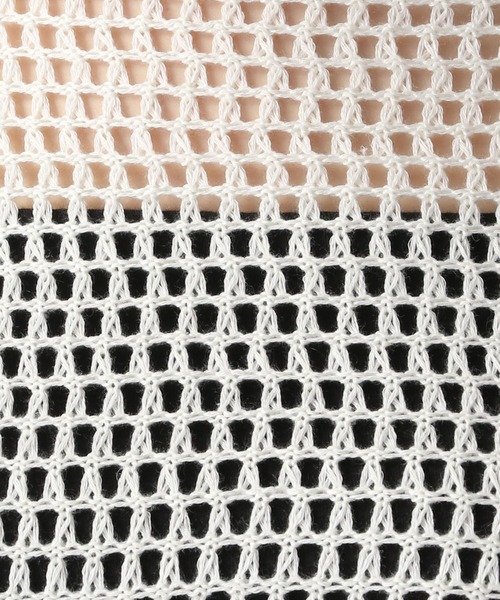 FOREVER 21（フォーエバー トゥエンティーワン）の「【2025SS】メッシュルーズニットプルオーバー（ニット/セーター・レディース・ブラック/ナチュラル/ブラウン・FREE）」の16枚目の写真