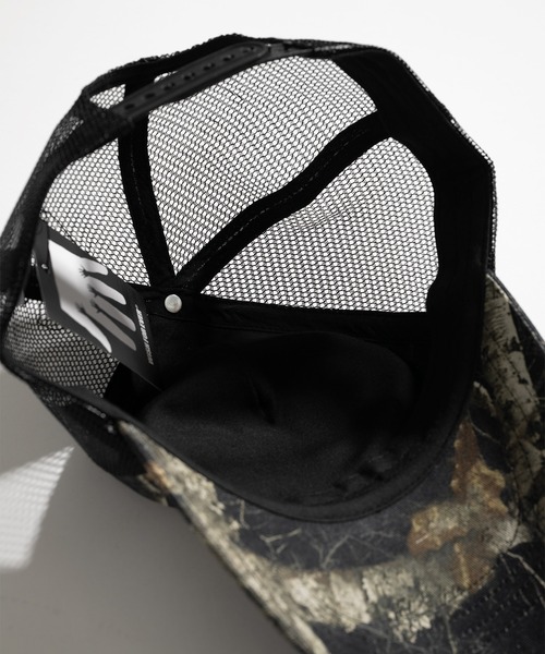 WISH FOR EVER（ウィッシュフォーエバー）の「HEART DESIGN MESH CAP / ハートデザインメッシュキャップ（キャップ・メンズ・ブラック/カーキ/ピンク・FREE）」の7枚目の写真