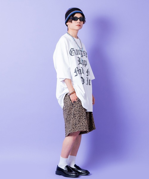 a.p.o.v.（エーピーオービー）の「a.p.o.v. ギャングスタロゴデザインプリントオーバーサイズTシャツ（Tシャツ/カットソー・メンズ・ピンク/ブラック/ホワイト・ONESIZE）」の9枚目の写真