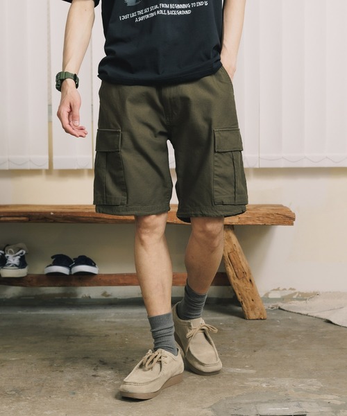 セール】TWILL CARGO SHORT PANTS カーゴショーツ（カーゴパンツ
