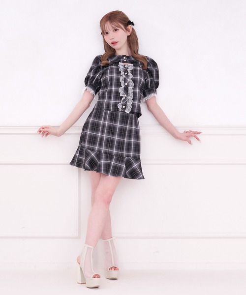 apres jour(アプレジュール)の「【SET着用可能】フロントオープン襟付きブラウス(シャツ/ブラウス・レディース・ホワイト/ブラック/ブラウン系その他/ブラック系その他・X-LARGE/フリー)」の14枚目の写真