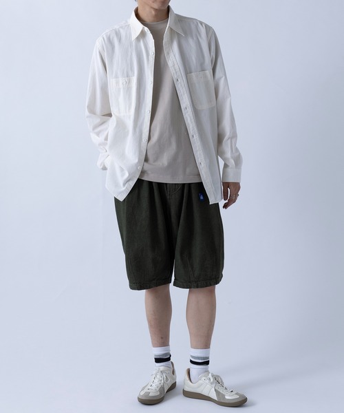 GERRY（ジェリー）の「【GERRY】タックワイドショートパンツ079860（その他パンツ・メンズ・カーキ/ブルー/ベージュ/ネイビー/パープル・L/M/LL/S）」の21枚目の写真