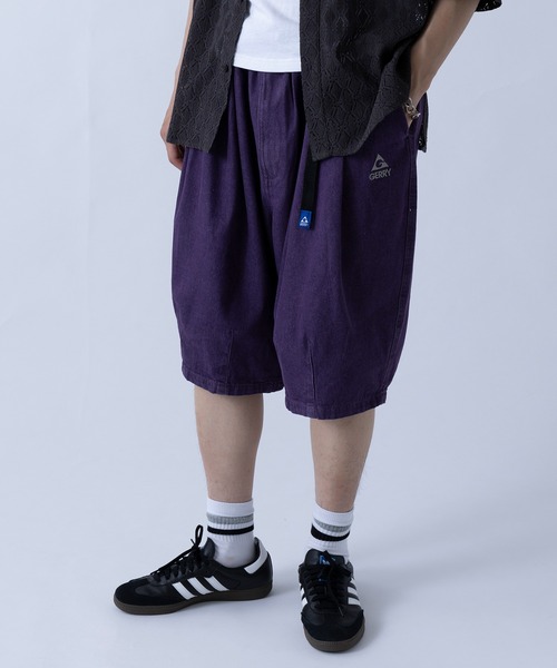 GERRY（ジェリー）の「【GERRY】タックワイドショートパンツ079860（その他パンツ・メンズ・カーキ/ブルー/ベージュ/ネイビー/パープル・L/M/LL/S）」の7枚目の写真